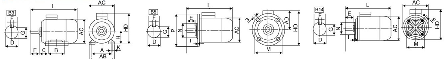 MS系列鋁殼三相異步電動(dòng)機(jī)